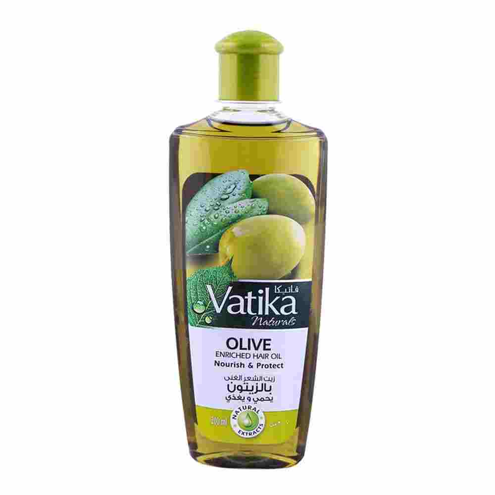 Dabur Vatika Olive Enriched Hair Oil, Nourish & Protect - Hair Oils