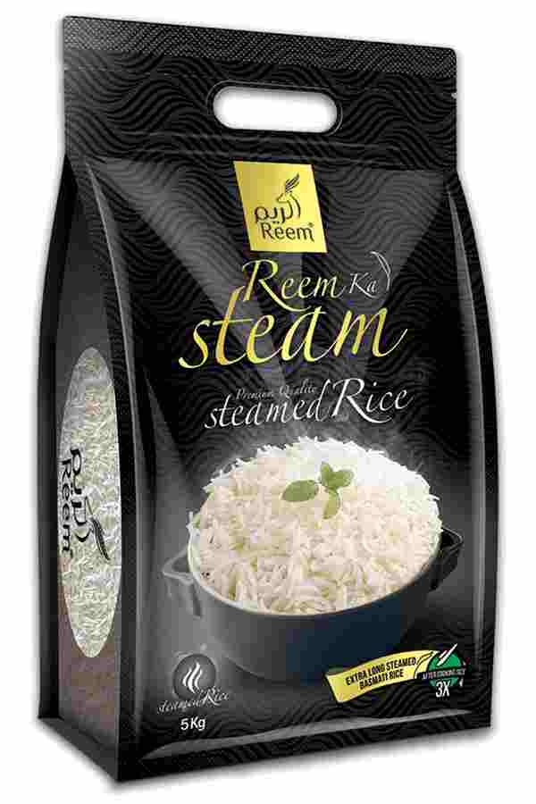 Reem Ka Steam 3x Extra Long Steamed Basmati Rice Chawal