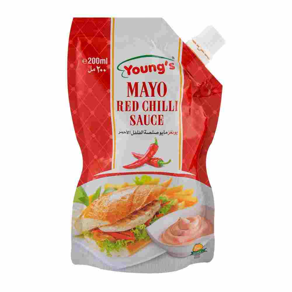 Youngs Mayo Red Chilli Sauce