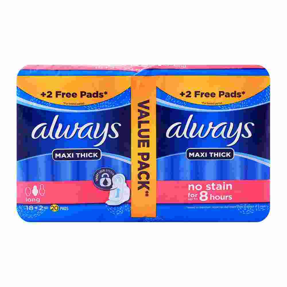 Always Maxi Thick Long Value Pack - Sanitary Napkins